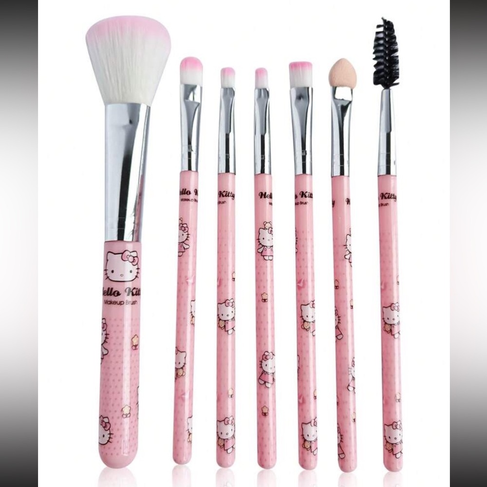 Hello Kitty makeup brush set! 12pc full face set! - Picture 7 of 8